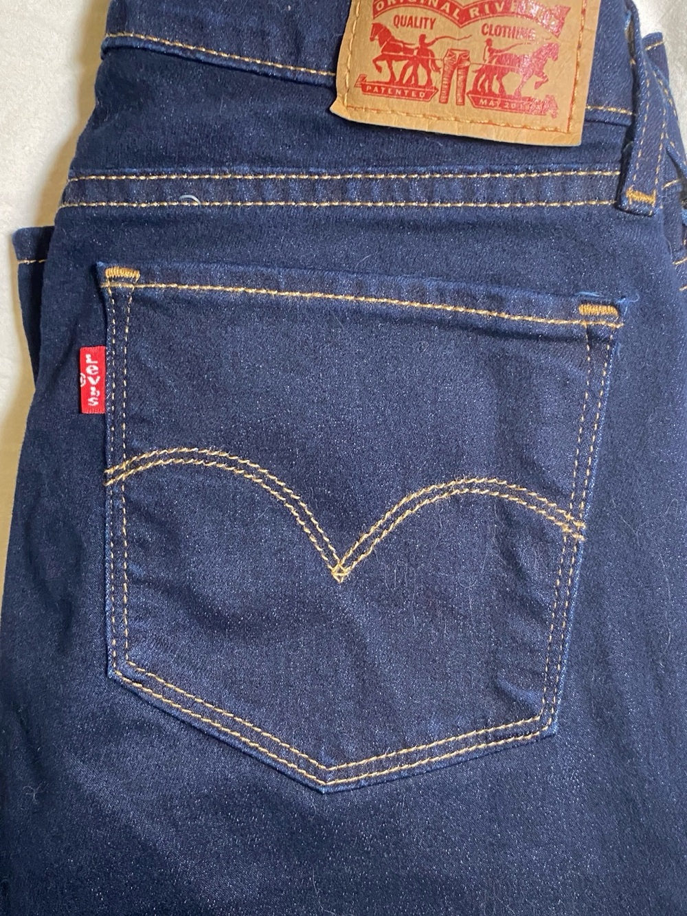 SOLD
Levi's Dark Blue Flare Jeans